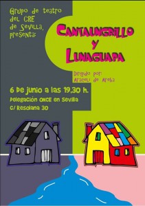 Cartel anunciador de la obra