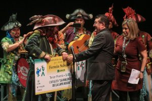 El director general de la ONCE, Ángel Sánchez, entregó el tercer premio